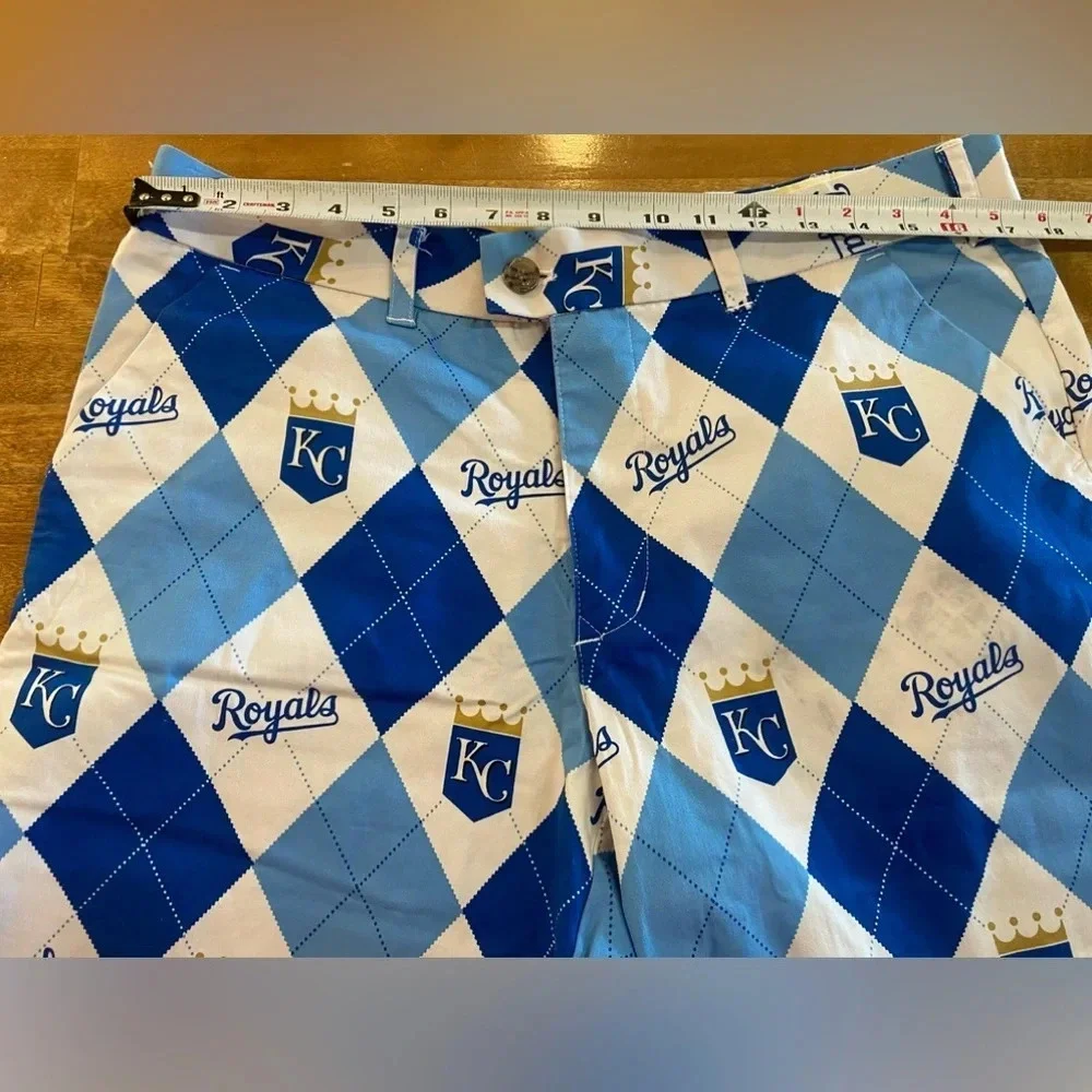 LOUDMOUTH KANSAS CITY ROYALS Men’s Shorts Genuine MLB Merchandise Size 34‎